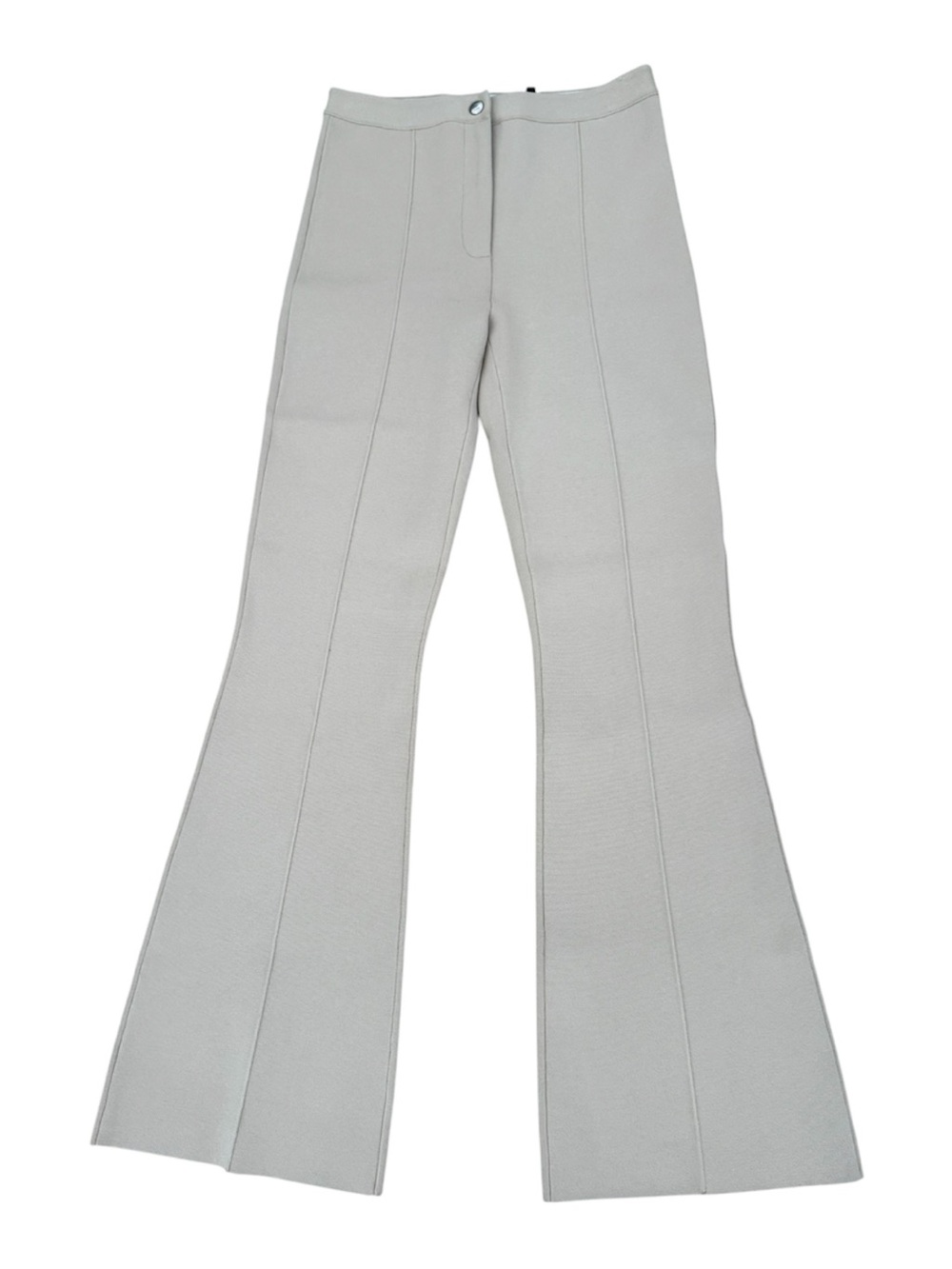 Theory Flared Full Length Pant in Crepe Knit Size P